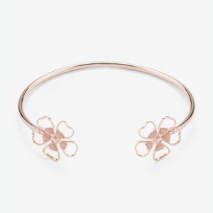 Ted Baker Laveni Rose Gold Pale Pink Blue Ultrafine Cuff